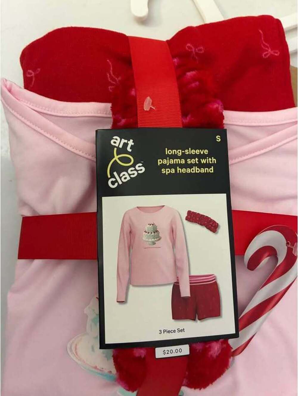 Art Class 3-Piece Pajama Set with Spa Headband